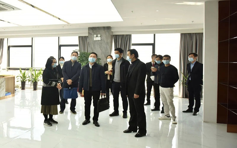 东莞市工信局副局长袁攀一行莅临振？？？？萍悸眯械餮