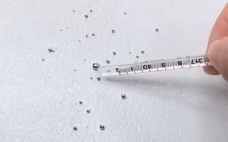 体温计水银突破怎么办？？